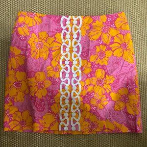 Lilly Pulitzer Ten Ton Bouquet Classic Skirt- Size 12